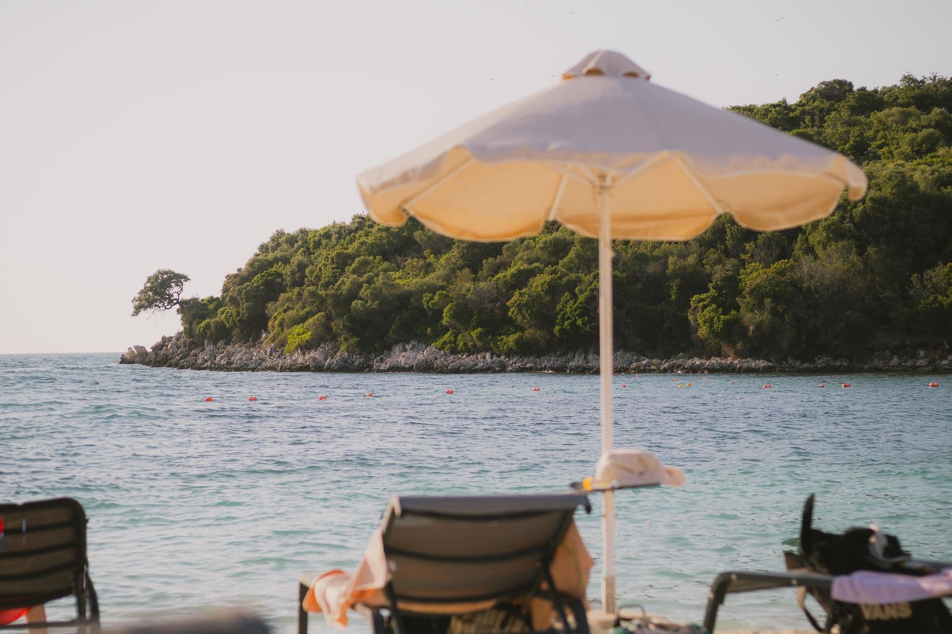 eSIM in Ksamil Beach 1