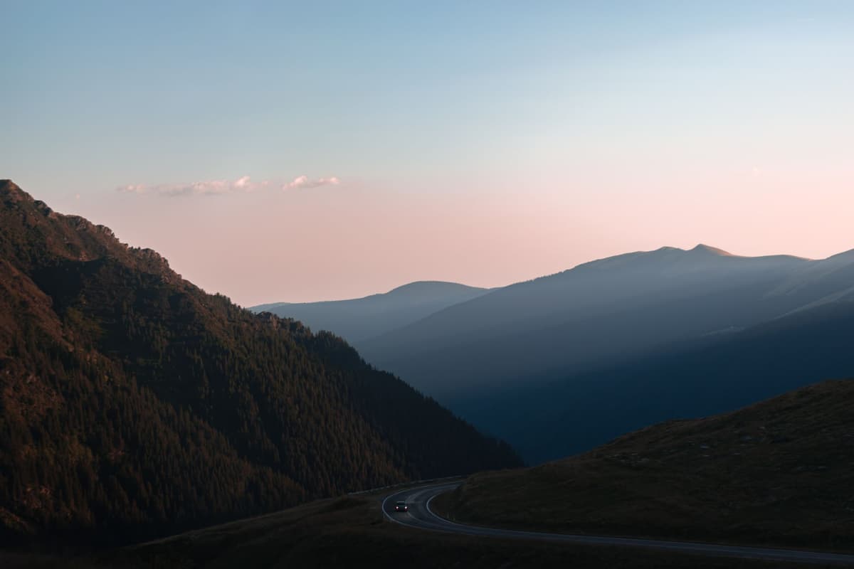 eSIM in Carpathian Mountains Romania 1