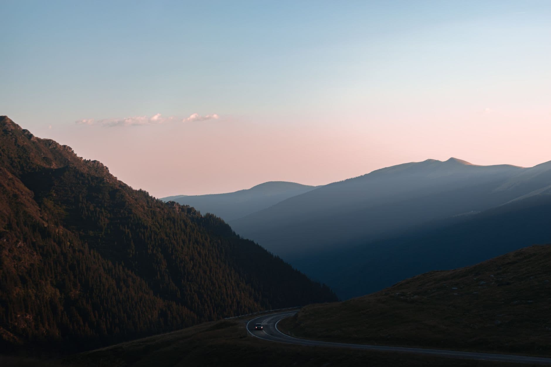 eSIM in Carpathian Mountains Romania 1