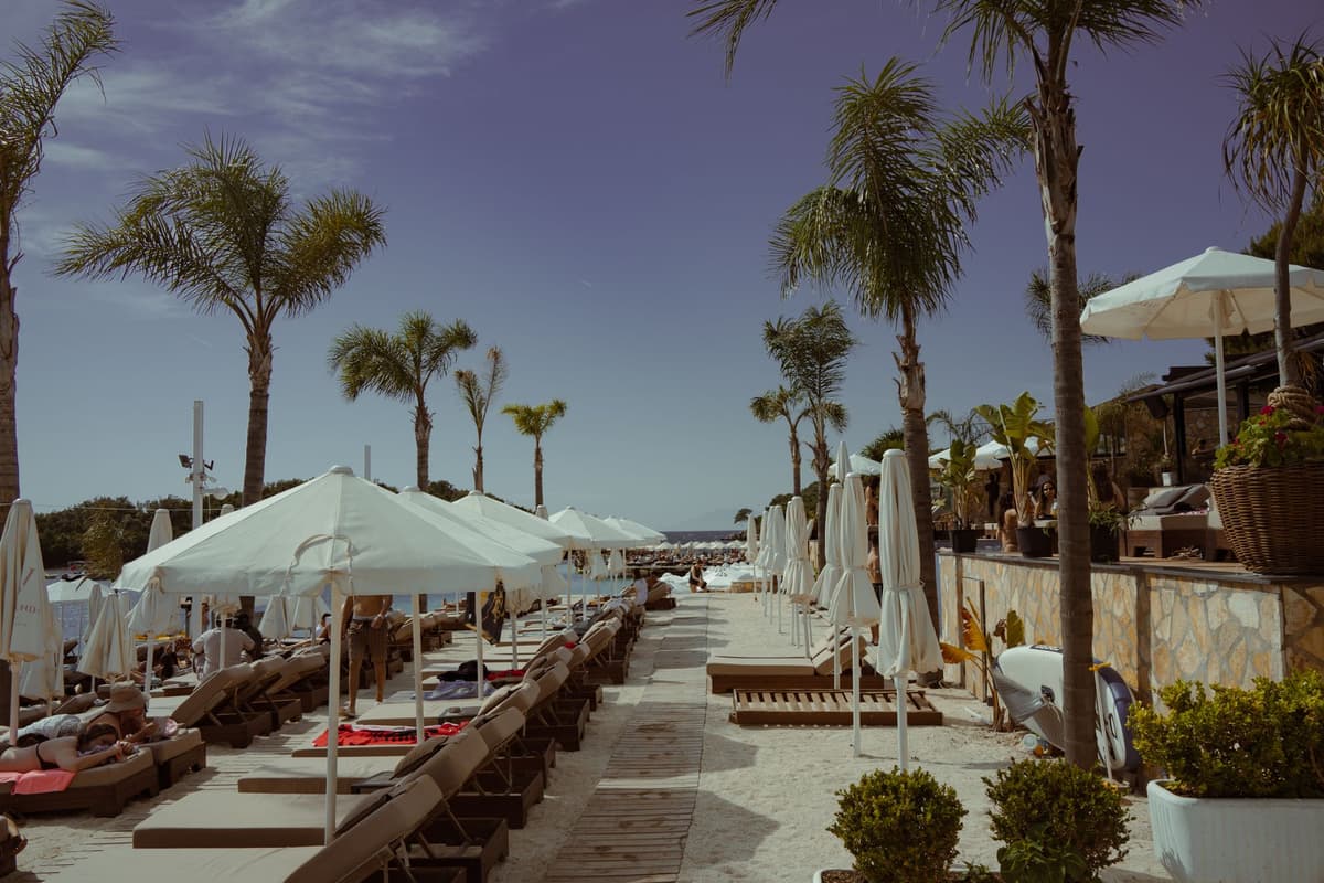 eSIM in Ksamil Beach 2